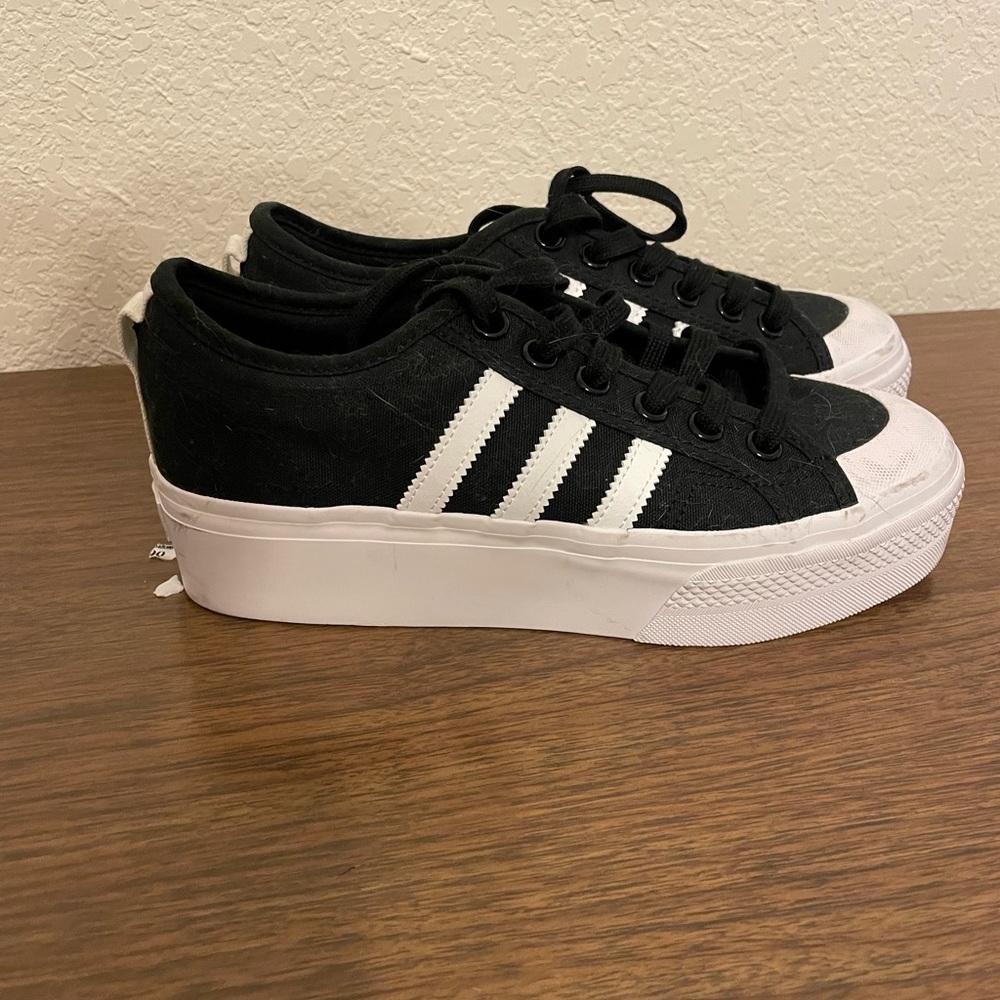 Women’s Addidas platform sneakers